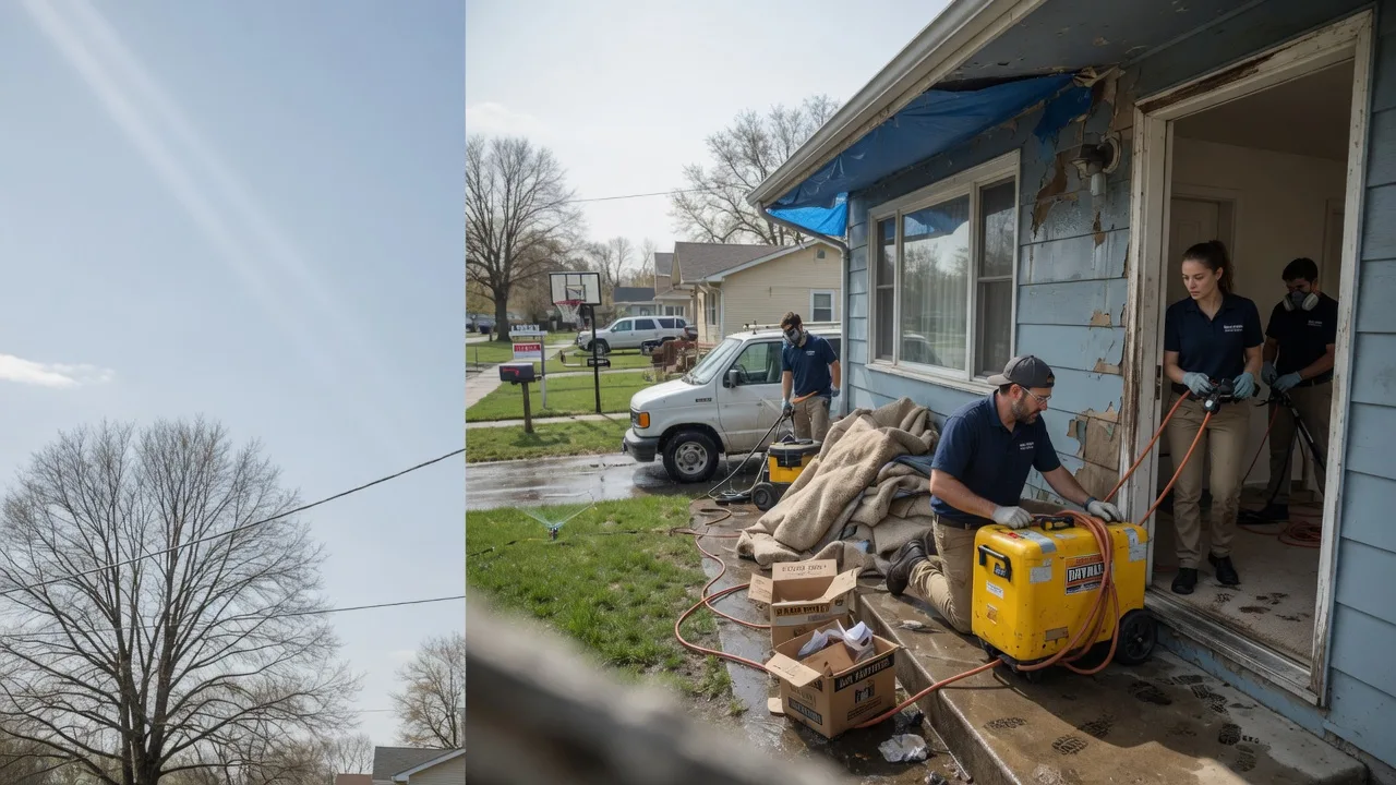 Basement Flood Cleanup in Coldwater, KS near me